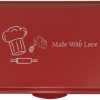 9x13 inch Aluminum Cake Pan with Lid–Cherry Red